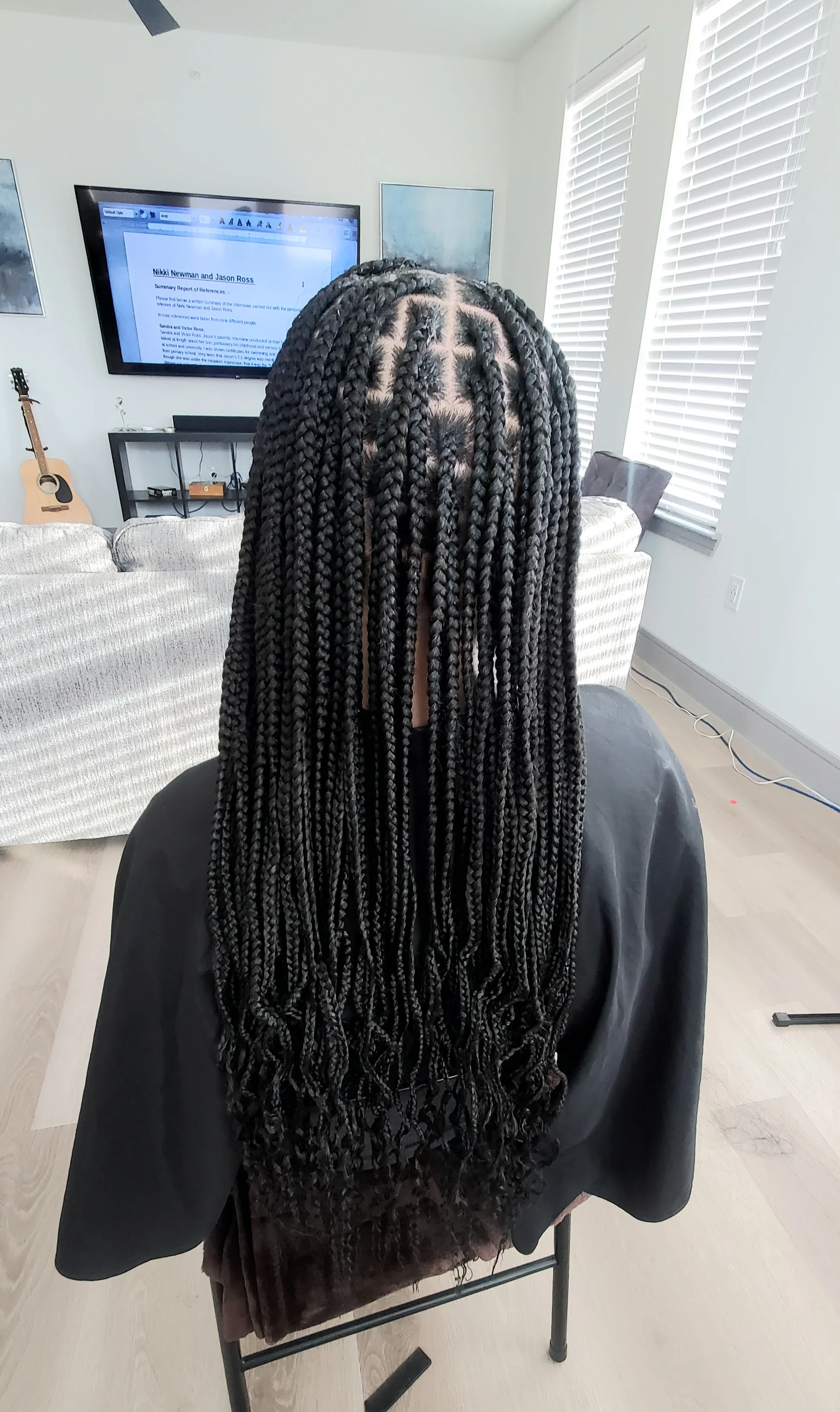Medium Knotless Braids